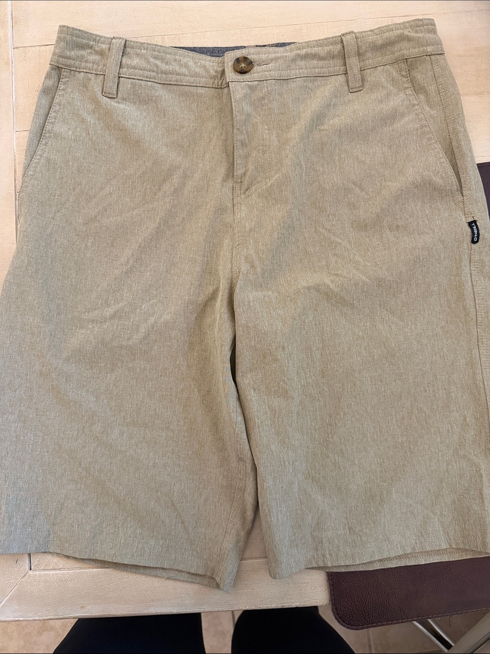 O'Neill Boys Khaki Green Casual Shorts